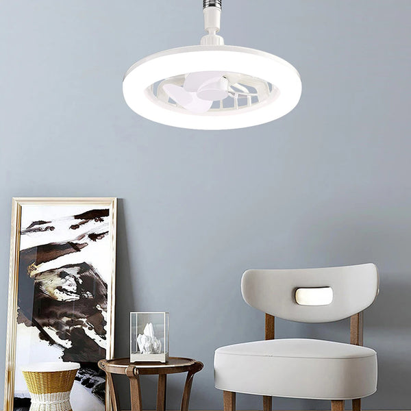 2-in-1 Silent Ceiling Fan Light – Remote Control, 3 Speeds & 3 Lighting Modes