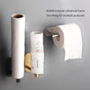 Self Adhesive Toilet Paper Towel Holder Stainless Steel Wall Mount  No Punching Tissue Towel Roll Dispenser for Bathroom Kitchen