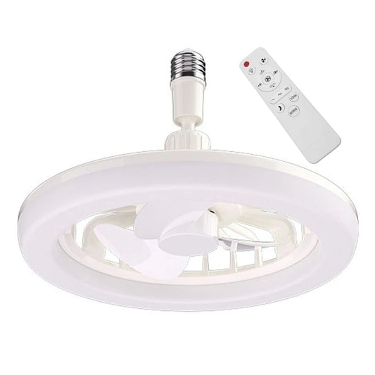 2-in-1 Silent Ceiling Fan Light – Remote Control, 3 Speeds & 3 Lighting Modes