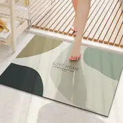 17"x24" Absorbent Quick Dry Bath Mat with Non-Slip