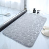 VIKAMA Pebble Embossed Entryway Mat—Absorbent, Non - Slip & Minimalist Design for Bathroom, Doorstep & Home Decor