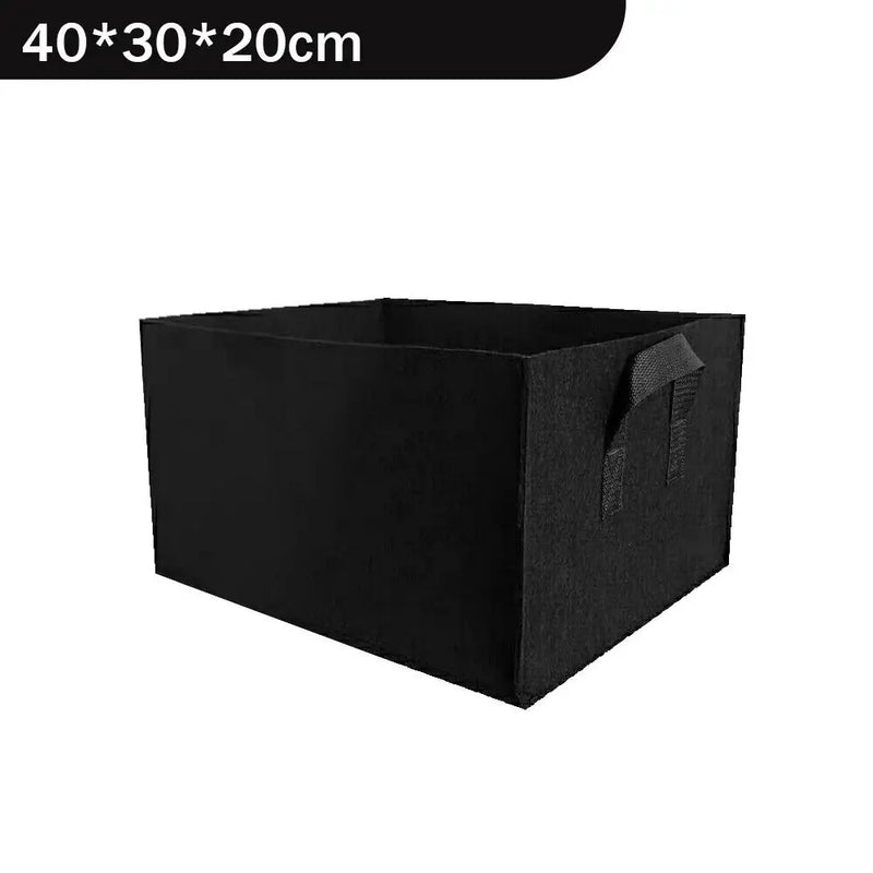 Square Felt Growing Bucket Plant Growth Bag Multi-Functional Vegetable Plant Non-Woven Felt Growing Bag