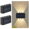 Solar LED Wall Light – Outdoor Waterproof, Dusk to Dawn