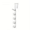 1pcs Bedroom Door Hanger Clothes Hanging Rack Over The Door Plastic Home Storage Organization Hooks, Purse Holder For Bags Rails