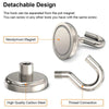 1-40PCS Strong Magnetic Hooks Multi-Purpose Storage Hooks Home Kitchen Bar Storage Hooks Key Storage Hooks Bathroom Hangers