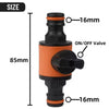 New 1PC/2PCS Garden Hose Shut Off Valve Tap Adapter Quick Joint Garden Sprays Sprinklers for Watering the Garden