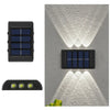 Solar LED Wall Light – Outdoor Waterproof, Dusk to Dawn