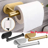 Self Adhesive Toilet Paper Towel Holder Stainless Steel Wall Mount  No Punching Tissue Towel Roll Dispenser for Bathroom Kitchen