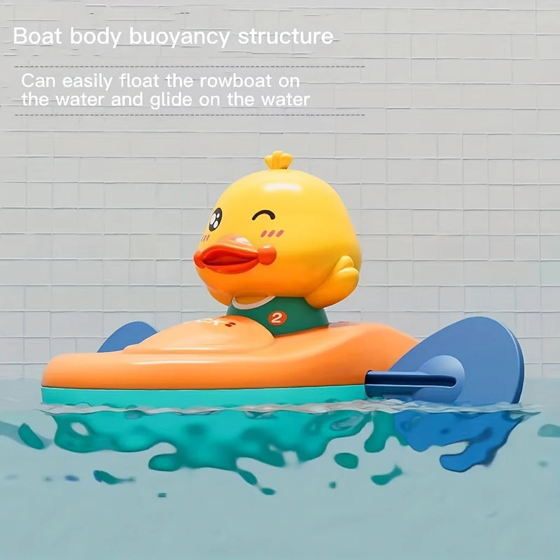 1 Pc Little Yellow Duck Kayak Toy Swimming Pool Bathroom Toy 1 Pc Little Yellow Duck Kayak Toy Swimming Pool Bathroom Toy