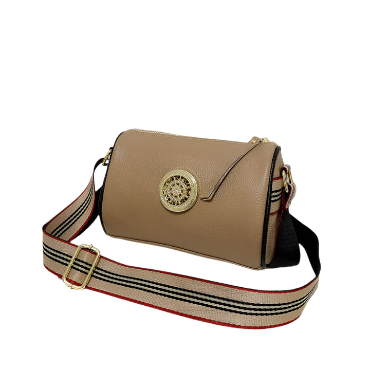 Velora Luxe Leather Messenger Bag – Wide Strap Crossbody